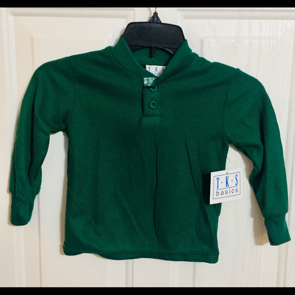 NWT TKS Green Thermal pajama tops